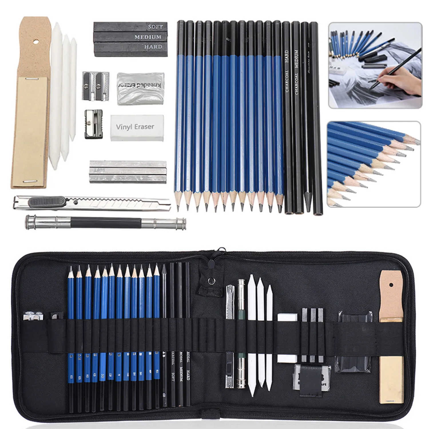 Wholesale Complete Sketching Kit Set With Artist Eraser Pencil, And  Sharpener Ideal For Beginners And Students From Cong09, $14.05