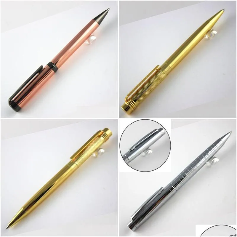 Balpennen Monte Mount Luxe Fl Metalen Pen 0.7Mm Zwarte Inkt Gel Briefpapier Business Kantoor Ondertekening Levert Geschenken Drop Levering S Dhflp