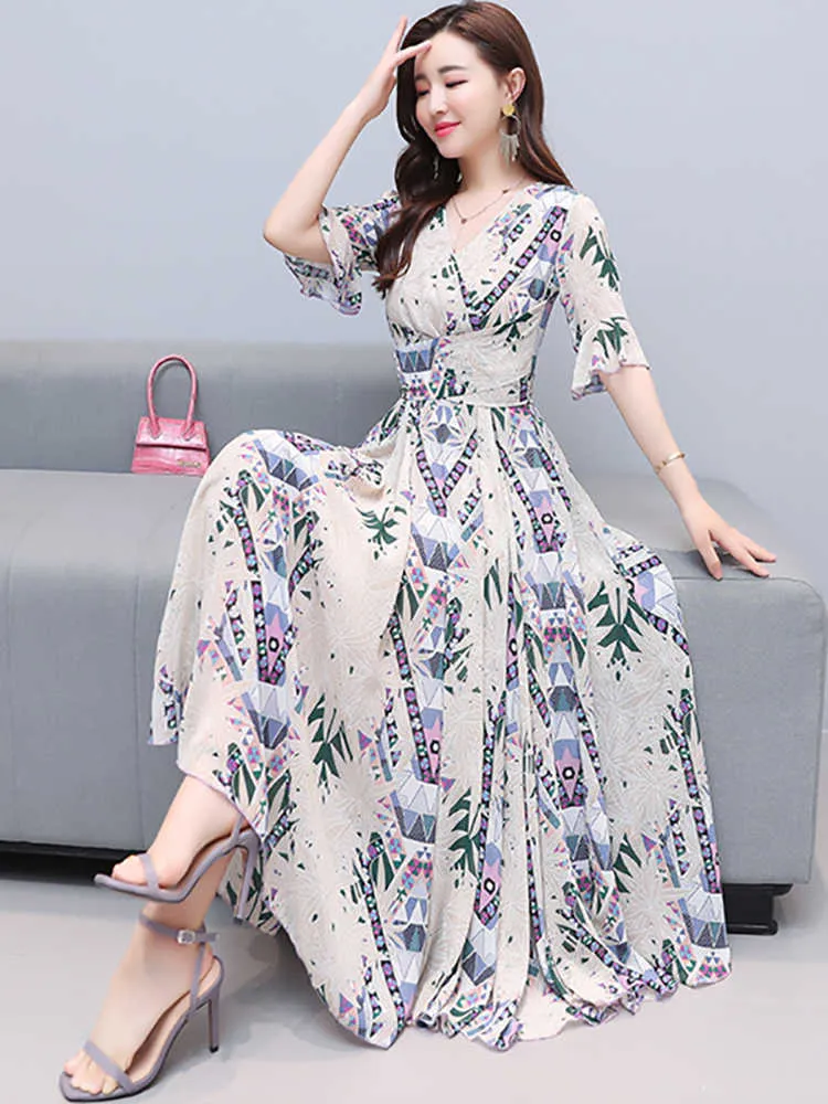 Chic Chiffon Boho Beach Maxi Dress For Women Vintage Chic Shop Evening Gown  With Bodycon Design Perfect For Summer 2023 Korean Style Elegant And Casual  W0315 From Baofu002, $20.94