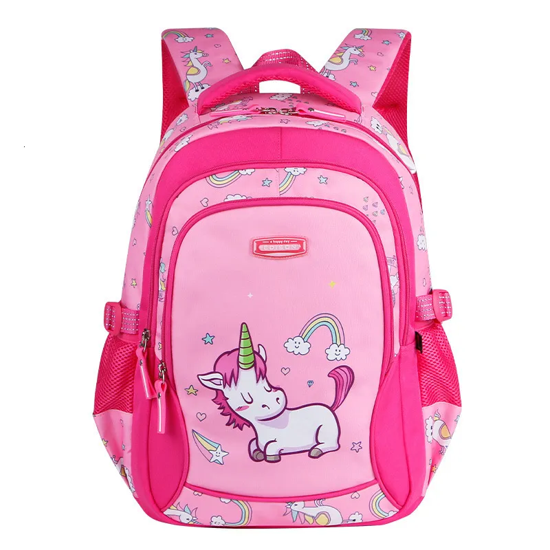 Ryggsäckar rosa skola ryggsäck för barn skolväska söta anime barn skolväskor tonårsflickor mochila escolar infantil 230314