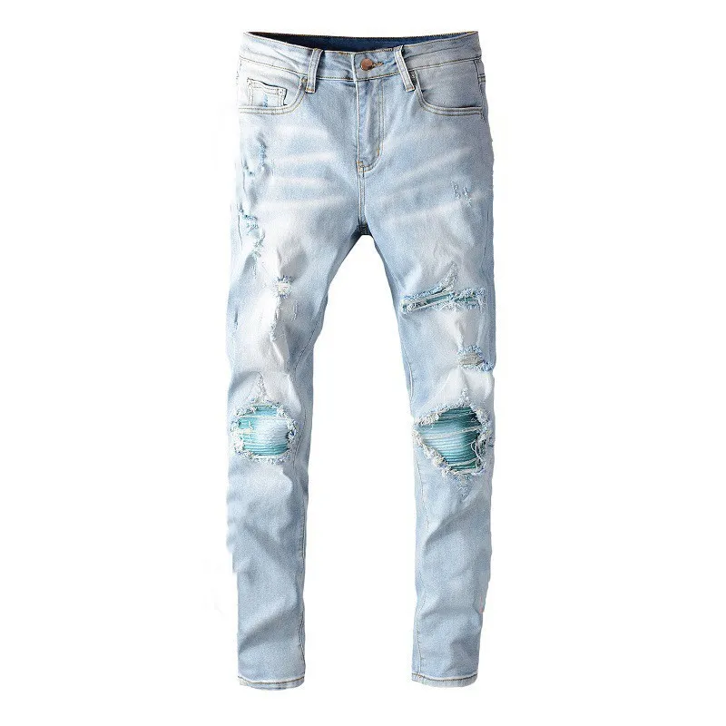 Designer on sale distressed jeans