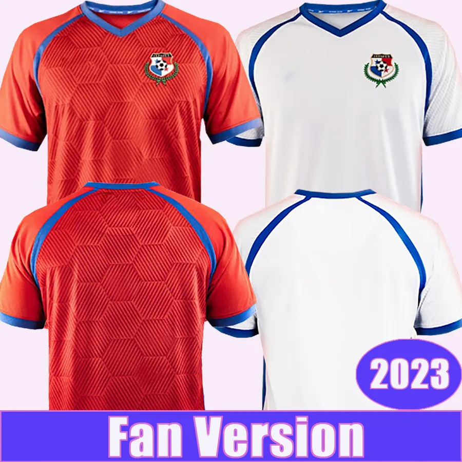 Maillots de football de l'équipe nationale du Panama pour hommes, COX TANNER, chemises de football rouges et blanches, uniformes à manches courtes, 2023
