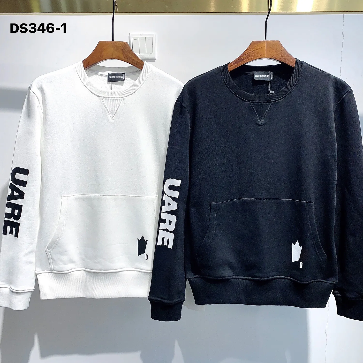 DSQ Phantom 거북이 브랜드 Hoody New Mens Designer Hoodies 이탈리아 패션 스웨터 가을 인쇄 까마귀 남성 최고 품질 100 % 코튼 탑 5827