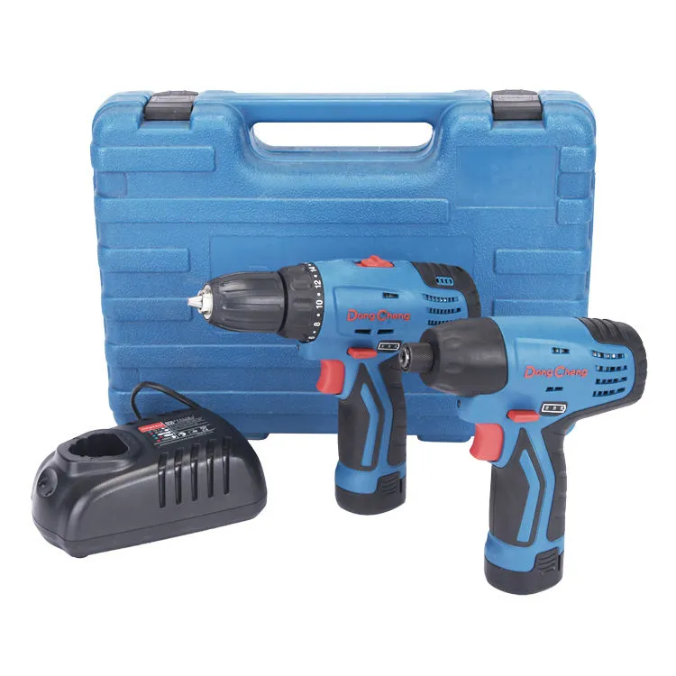 12V Cordless Drill Driver Set - Powerful Impact Driver, 2 Batteries ...