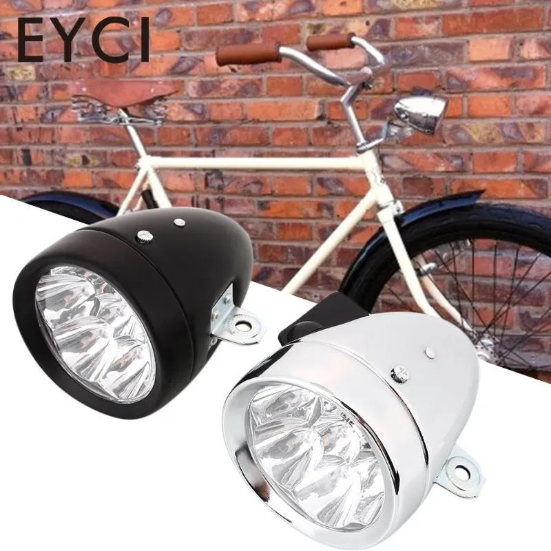 Luces de bicicleta 7 LED Faro de bicicleta Luz delantera Accesorios de ciclismo retro Suministros