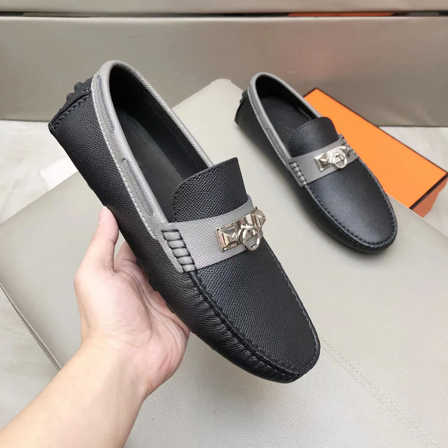 Sneakers slip-on grigie da uomo Lumberjack Lee Sneakers slip-on grigie da uomo Lumberjack Lee