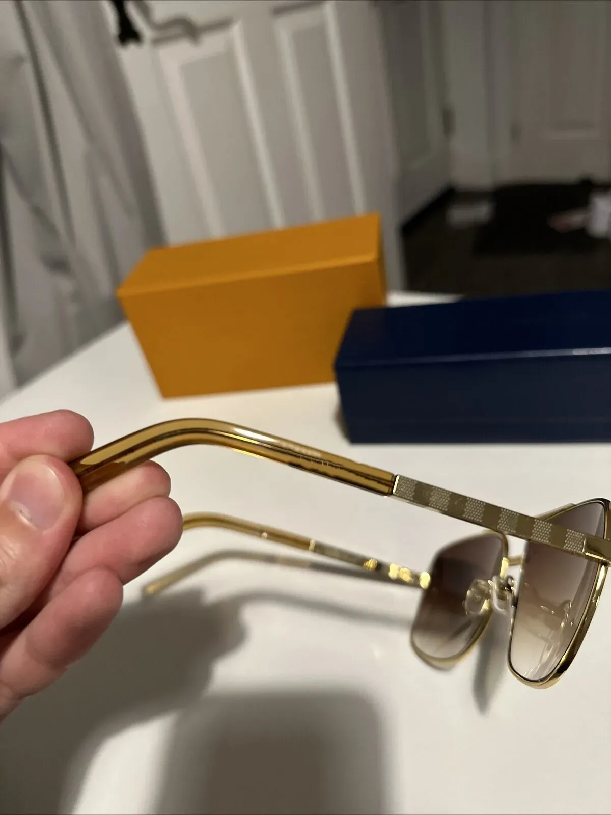 Vintage Gold Sunglasses with Original Case Ray-Ban Gold Original Vintage Sunglasses for sale | eBay main image 2