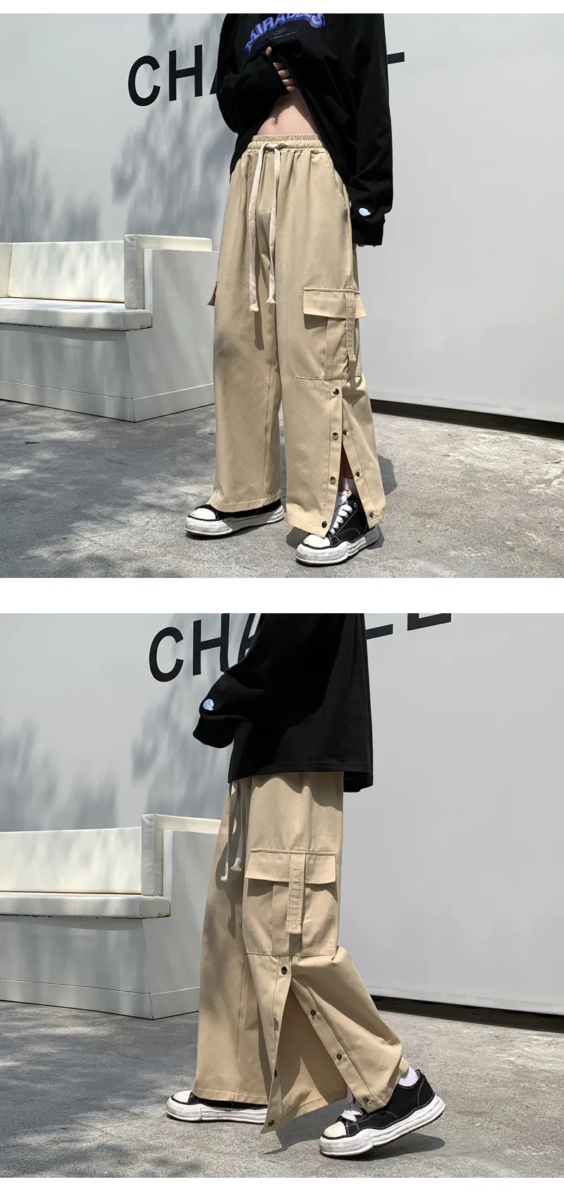 Pantaloni Della Tuta Donna Vita Alta - Leggeri, Comodi, Con Tasche Zip E Strisce Riflettenti