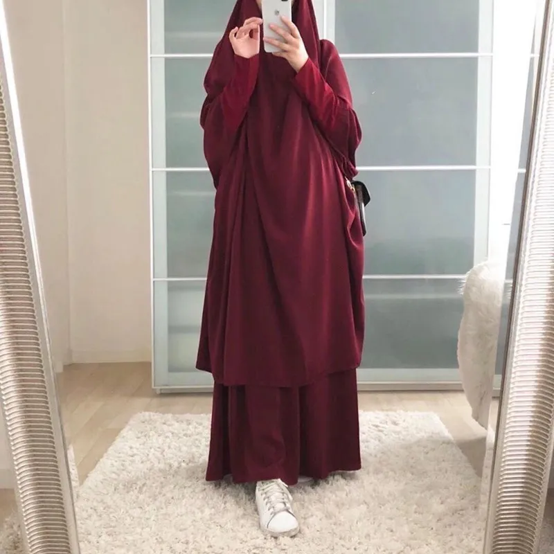 Roupas étnicas Ramadã Eid Oração muçulmana Vestido de vestuário de mulheres abaya jilbab hijab long khimar túnica abayas iSlam roupas niqab djellaba burka 230317