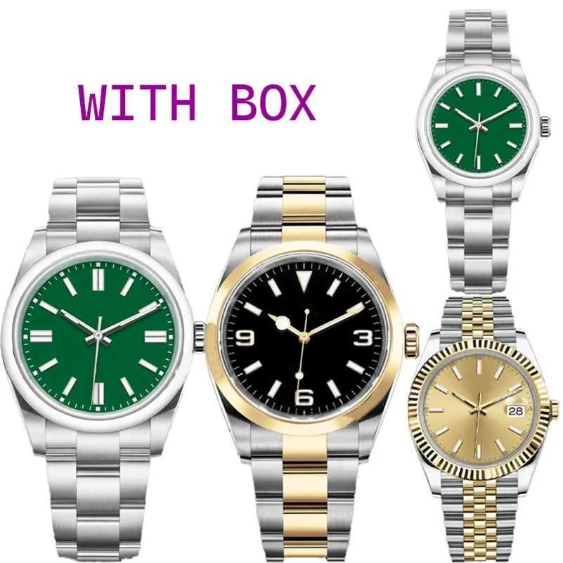 Luxury Mens Watch Luxury Designer Automatic Movement Watch for Womens Size41mm36mm31mm rostfritt stål Klassiskt spänne kan läggas till med vattentät AYW T9TN