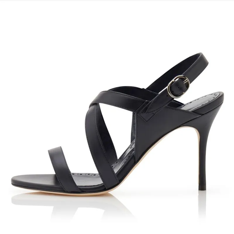 Navy and hotsell cream sandals