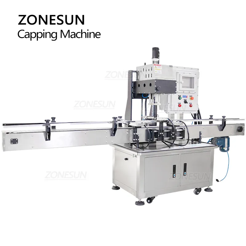 ZONESUN Pneumatic Automatic Bottle Capping Machine ... From Zonesunplus ...