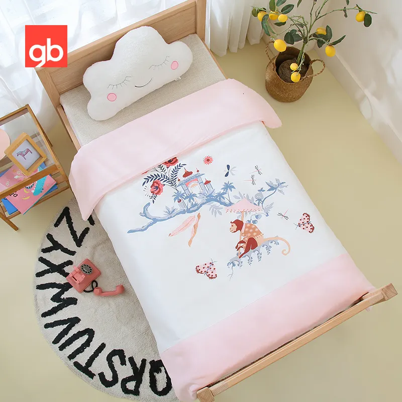 Стеганые одеяла Goodbaby Baby Quilt Pure Cotton Spring и осенняя детская двойная одеяла для стеганого одеяла для утолщенного детского одеяла 230317