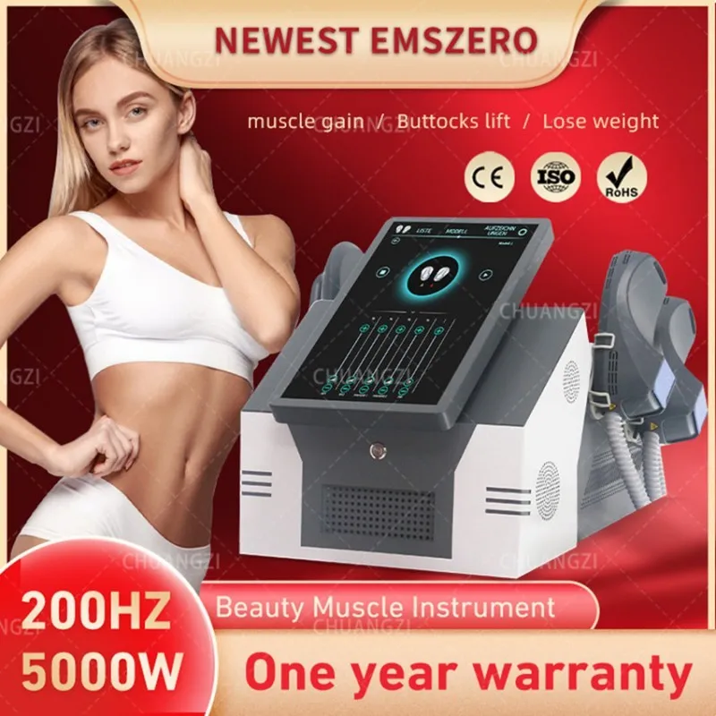 Articoli EMSZERO Macchina Slim DLS-Emslim 13 Tesla HIEMT con 4 maniglie RF e pad di stimolazione pelvica macchina di bellezza opzionale