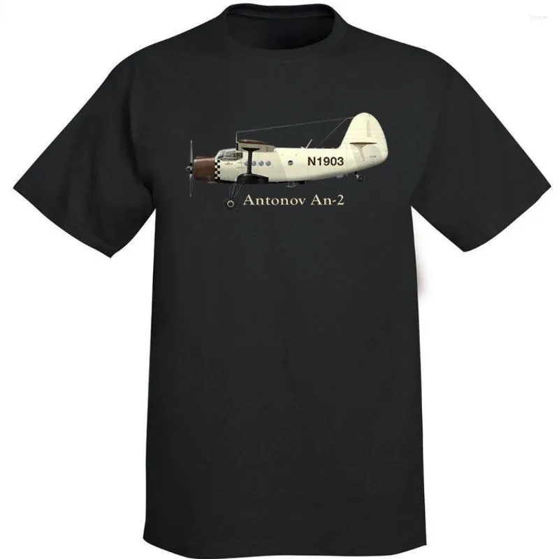 T-shirts pour hommes Russie soviétique Antonov An-2 T-shirt d'avion de transport. Chemise pour hommes à manches courtes et col rond en coton de qualité supérieure S-3XL