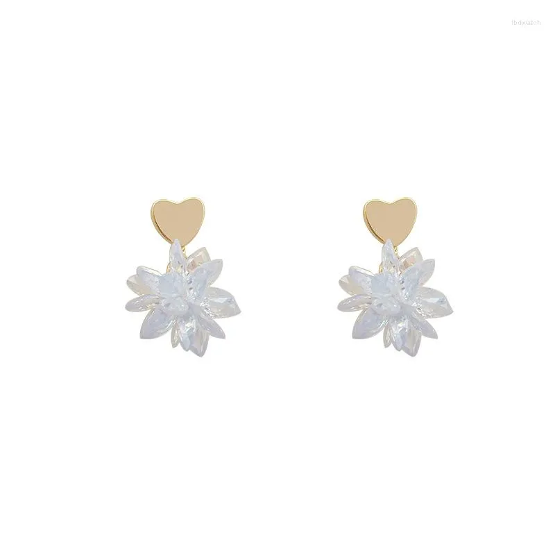 Dangle Boucles D'oreilles 925 Argent Aiguille Super Fée Neige Femmes Cool Style Mode Personnalité Amour Coréen Conception Sens 2023 Tendance Accesso