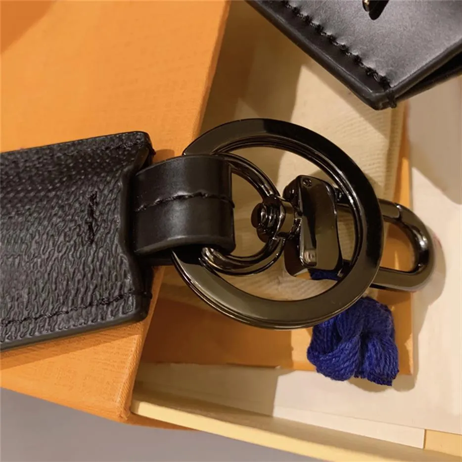 Designer preto de couro pu PU Chain Chain Rings Acessórios Moda Keychain Speed ​​Keychains Decoração de fivela de fivela para bolsa com 2432
