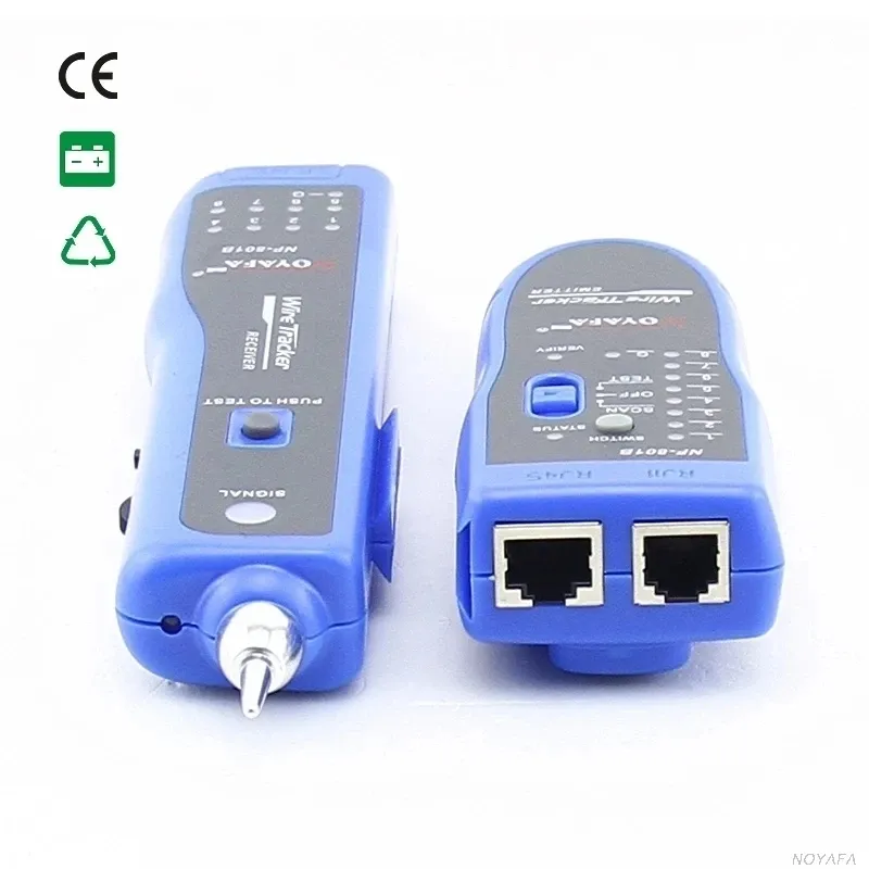 Localisateur de défauts de câble RJ45 RJ11, testeur de suivi de fil de câble réseau LAN NF-801B