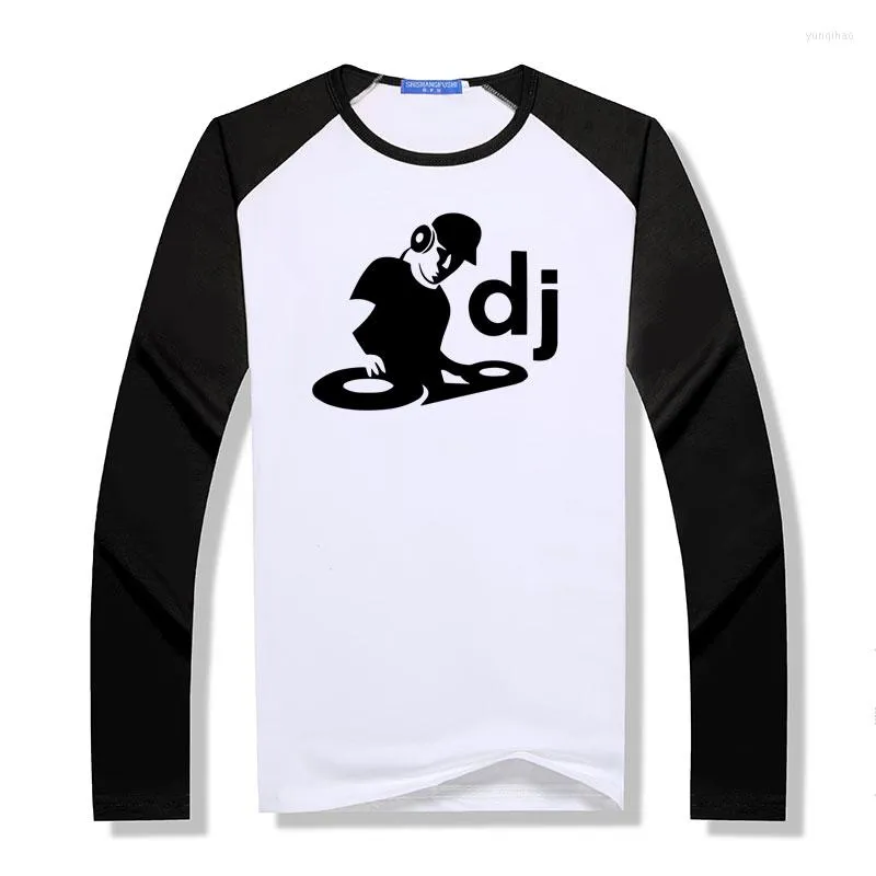 Men's T Shirts 2023 Dj Music Shirt Long Sleeve Modal Tee Round Neck Crash O Raglan Plus Size Tees