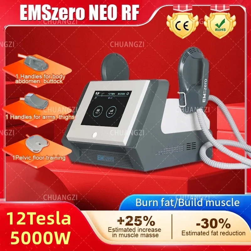 NEO DLS-EMSLIM 12 TESLA 5000W Sculpting Machine Задняя подъемник Emszer мышечный стимулятор