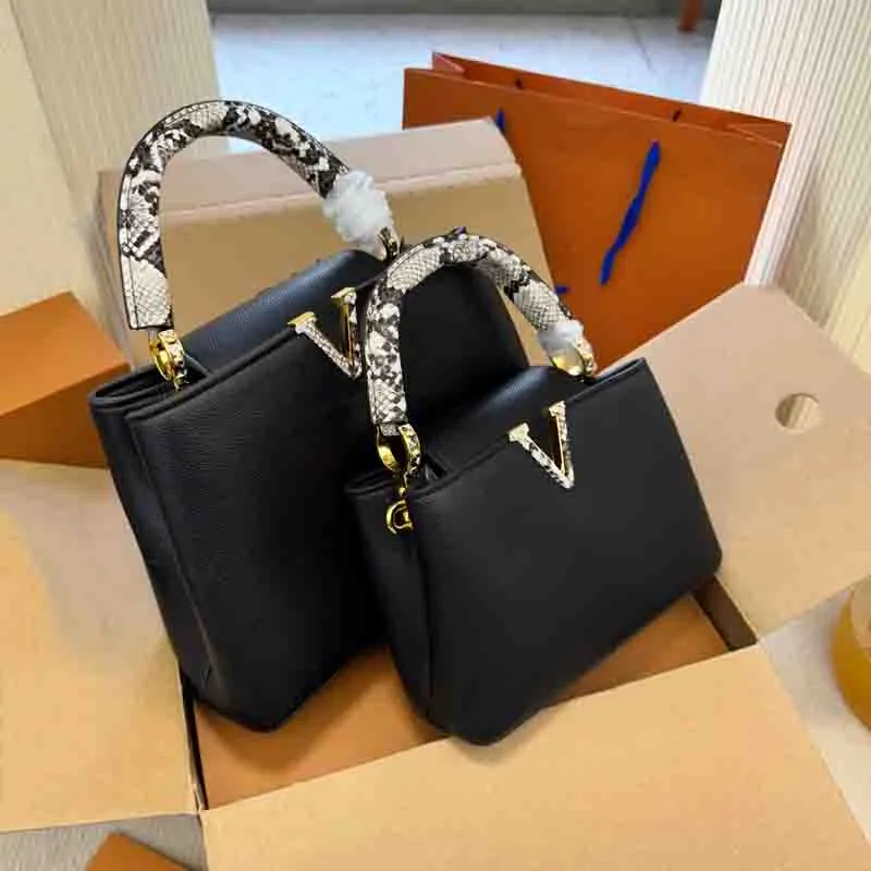 Kobiety torebki projektanckie torby na ramię Capucyny BB luksusowe projektanci serpentynowej torebki TOTE Crossbody Portfel Sprzęgło Plecak 2303173