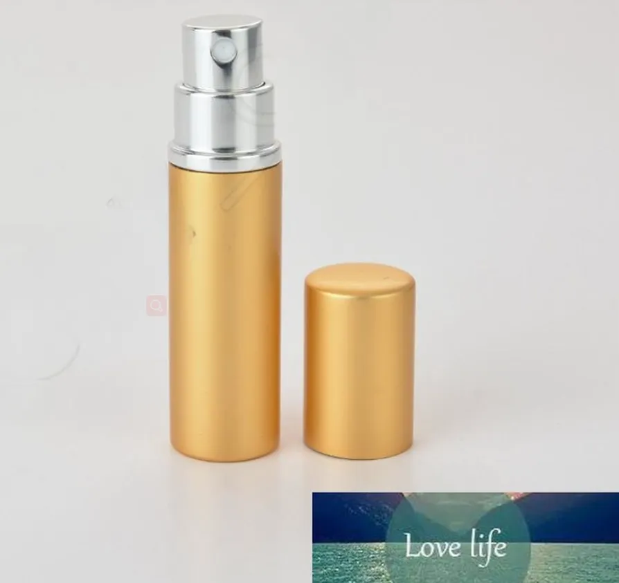 Portable Mini Aluminum Refillable Perfume Bottle With Spray Empty Makeup Containers With Atomizer For Traveler Sea Shipping 5ml Wholesale