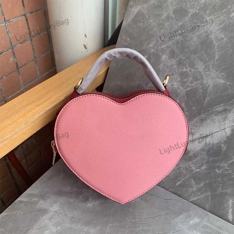 Borse a tracolla a forma di cuore di design di San Valentino Portafogli a tracolla Love Wome Shopping Tote Borse da donna di lusso leggere Limite giornaliero 231228