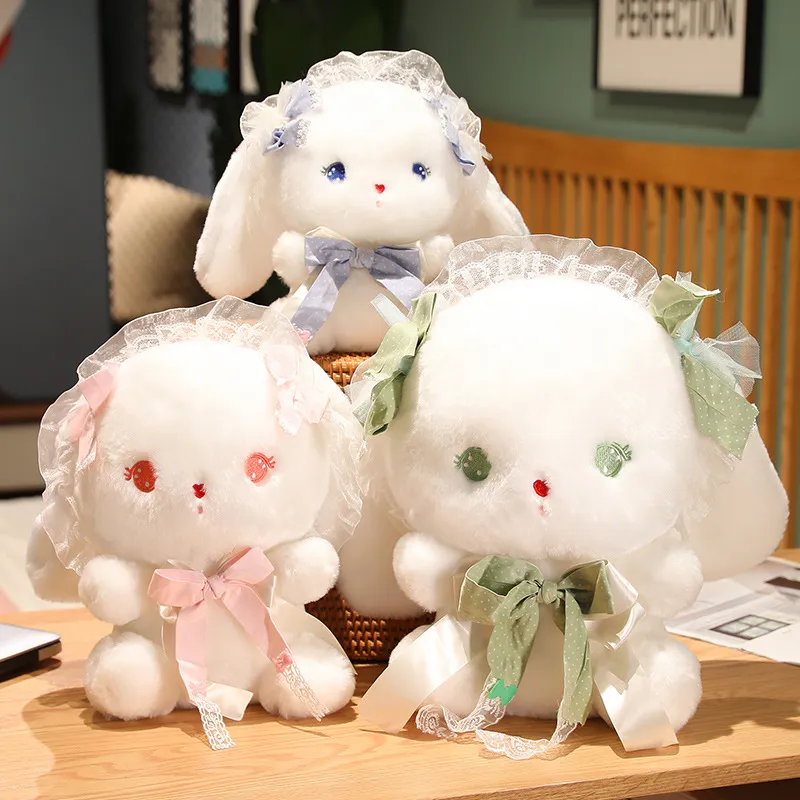 Easter Pop Cute Rabbit Doll Plush Toys Little White Rabbit Sleeping Doll Cloth Doll Girl Birthday Gift Wholesale