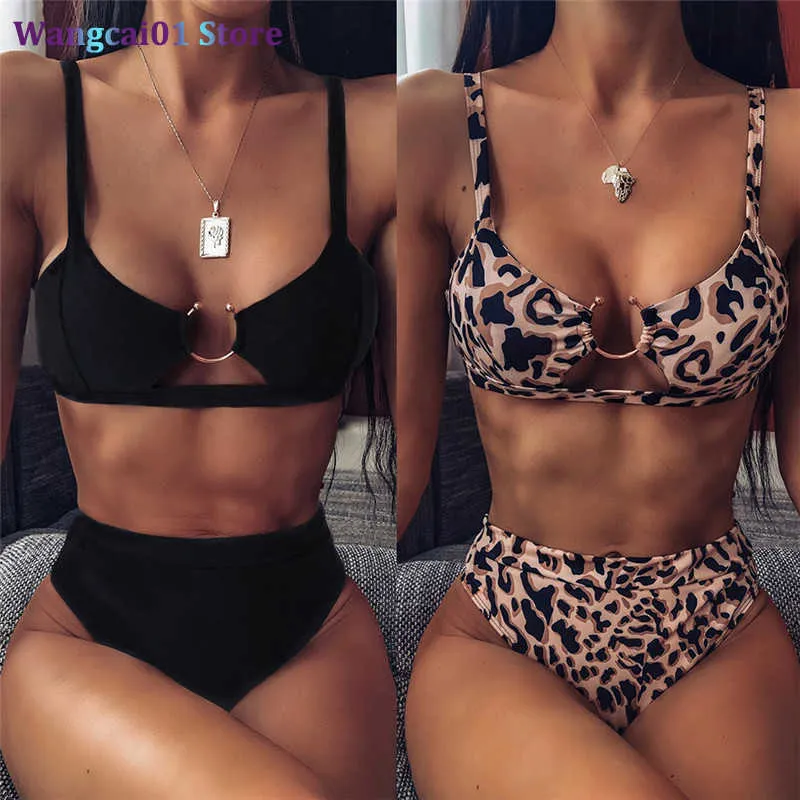 Maillot de bain femme grande taille Sexy maillot de bain femme taille haute Bikini Micro haut g maillot de bain pour maillot de bain imprimé serpent maillots de bain filles 2021 Bikinis ensemble 0317H23