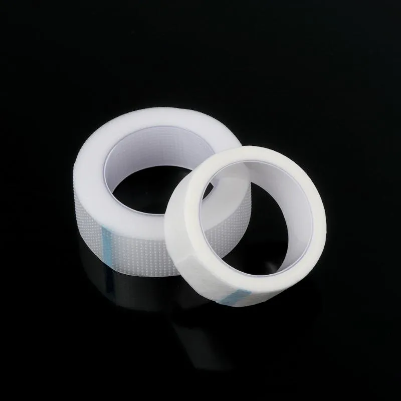 False Eyelashes 3 Rolls Eyelash Extension Lint Breathable Non-woven Cloth Adhesive Tape Under Eye Paper For Lashes Patch