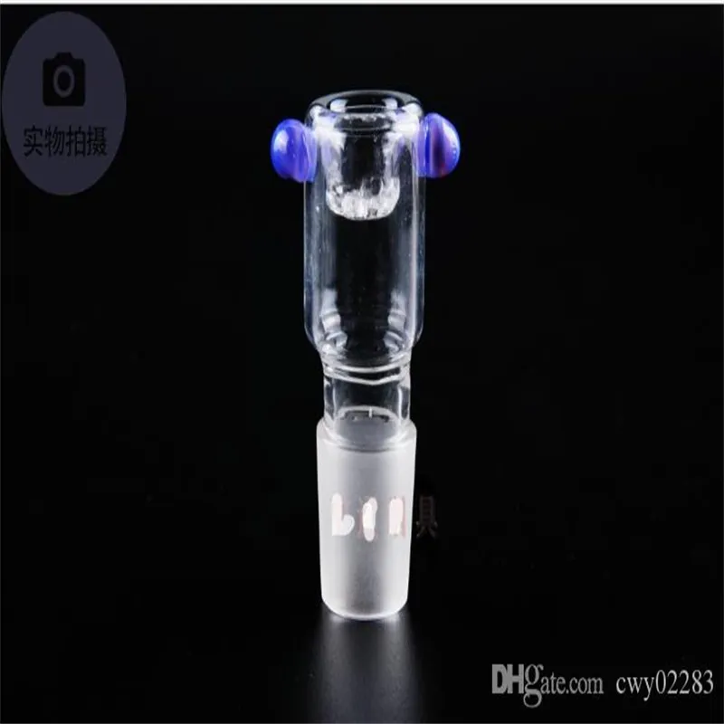 Hookahs Purple dekorerad med glasvarutillbehör Partihandel Glasbongar Tillbehör, glasvatten