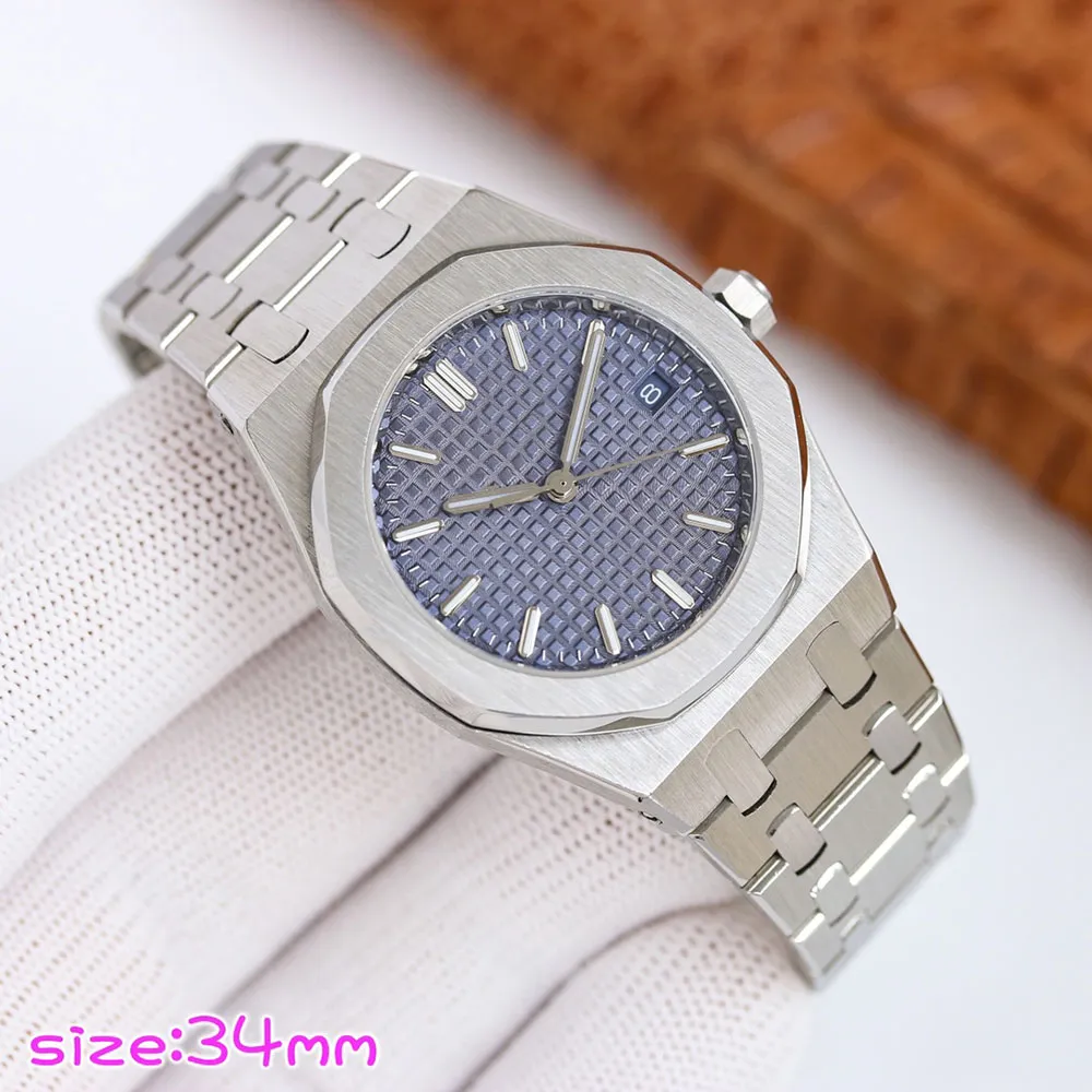 Women Watch Automatic Mechanical 5800 Movement Watches 34mm Sapphire Lady Business Wristwatch Luminous Montre de Luxe