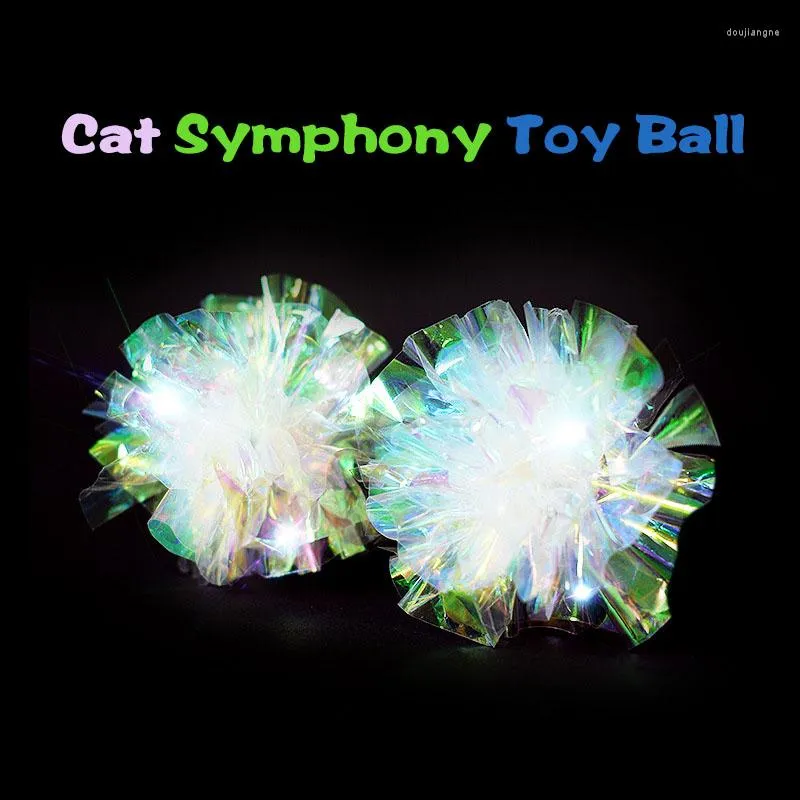 Toys de gato Toy Sound Paper Ball Creative Fun Spath Scratchs Funny Symphony