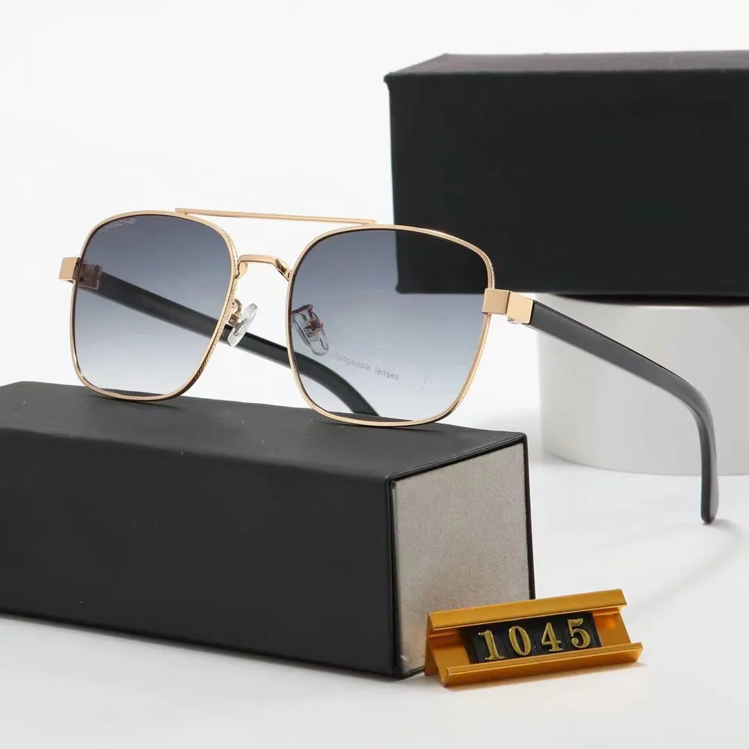 Designer zonnebril voor mannen Cat Eye Half frame tinten UV400 gepolariseerde polaroid lenzen vintage luxe fietsen rijden zonneglas unisex buiten sportreizen