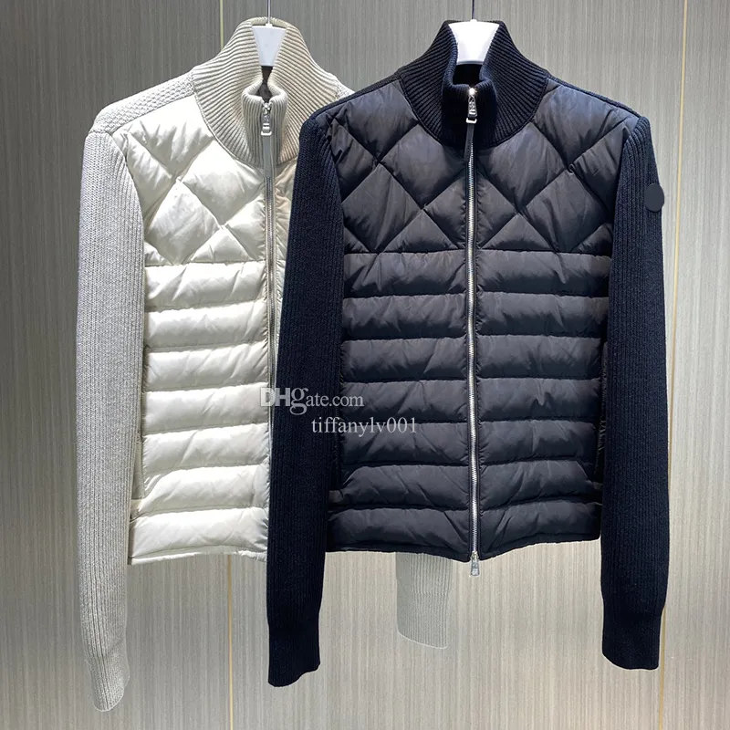 pannelli a maglia da uomo puffer giunta invernale designer nero leggero giacca da uomo primavera capri da esterno autunno