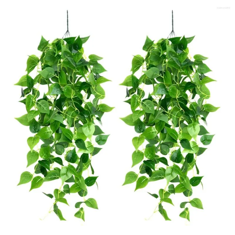 Decoratieve bloemen nep wijnstokken gesimuleerde groene plantenkantoor voordeur home decor indoor buitentuin balkon patio ornamenten imitatie