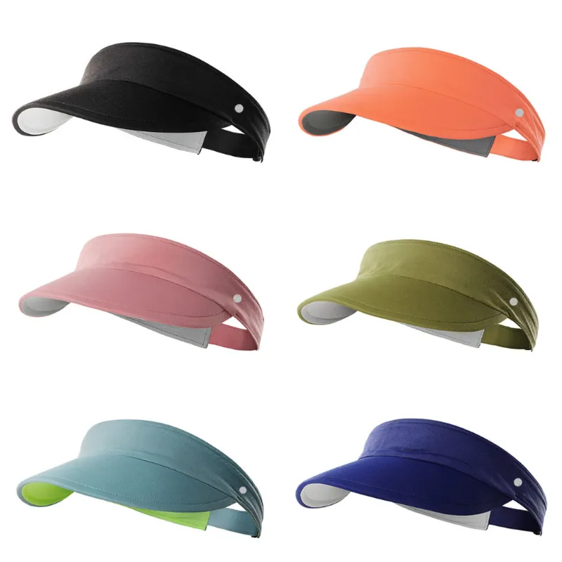 LL Running Ponytail Snapbacks Unisexe Chapeau De Pêche Headspace Marathon Chapeaux Trou Arrière Queue De Poney Casquette À Visière Femmes Hommes Sunshine Cap Réglable