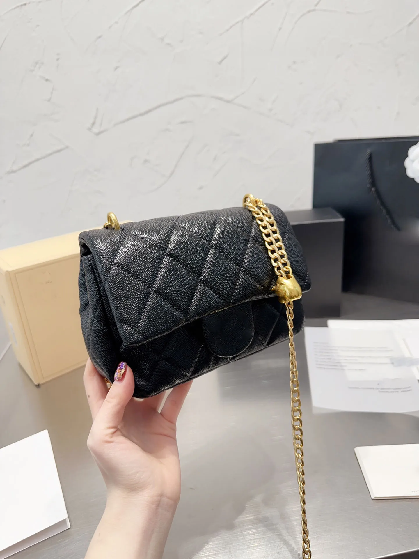 Sling bag with metal chain new arrivals