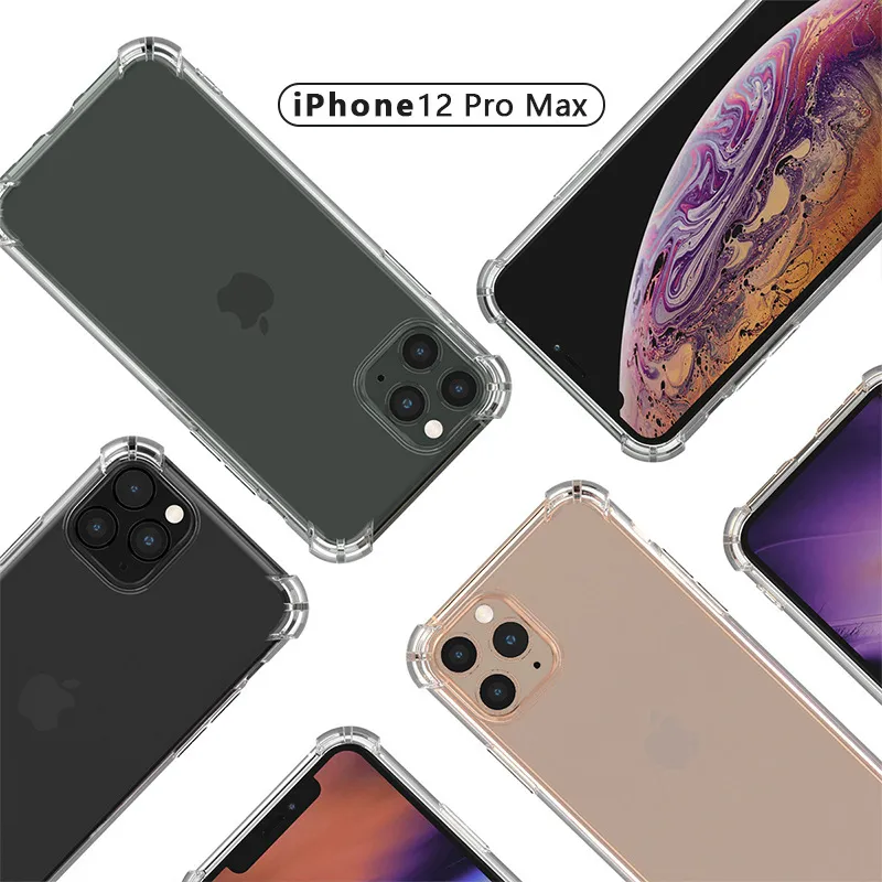 iPhone 14 13 12 11 Pro XS Max XR 8 7 6 Plus Samsung S22 S21 S20 Ultra Support Print Design 용 투명한 충격 방지 아크릴 하이브리드 갑옷 하드 TPU 전화 케이스