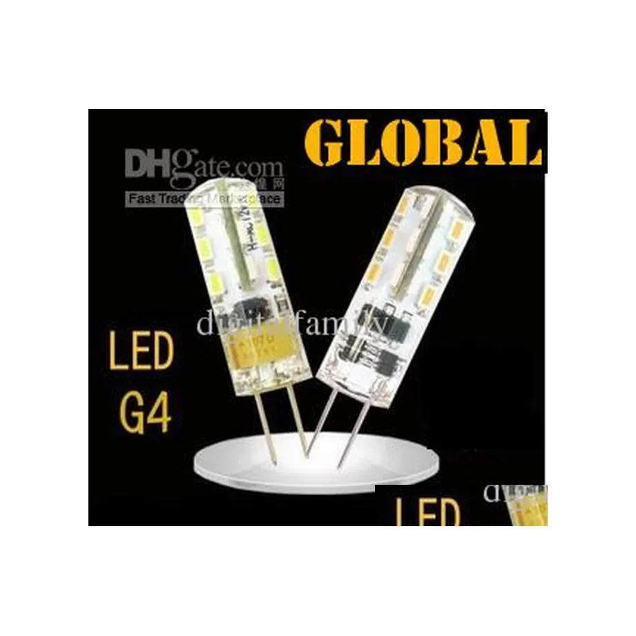 Żarówki LED 2016 SMD 3014 3W DC/AC 12V G4 Lampa Zamień 30 W Halogen 360 Kąt wiązki BB gwarancja 2 lata Lights Dostawa Oświetlenie BBS DHQCU