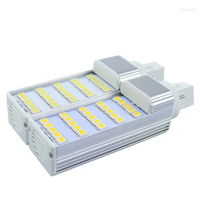 Ampoule Prise Horizontale 90-260V G24 / E27 Feu Croisé LED 25LED 44LED 52LED 64LED