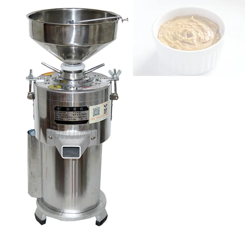 Kommersiell jordnötssås Grinder Mixer Sesame Blender Butter Food Processor Colloid Peanut Butter Maker Slipmaskin