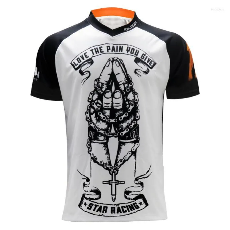 Racing Jackets 2023 Spirit Blessing Pro Moto Jersey Mountain Bike Clothing MTB T-shirt DH MX fietsen shirts korte mouwen