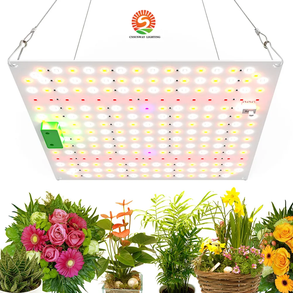 LED élèvent la lumière 120W spectre complet 225 SMD LED lampes de culture semblables au soleil pour les plantes d'intérieur semant des légumes et des fleurs à haute efficacité énergétique