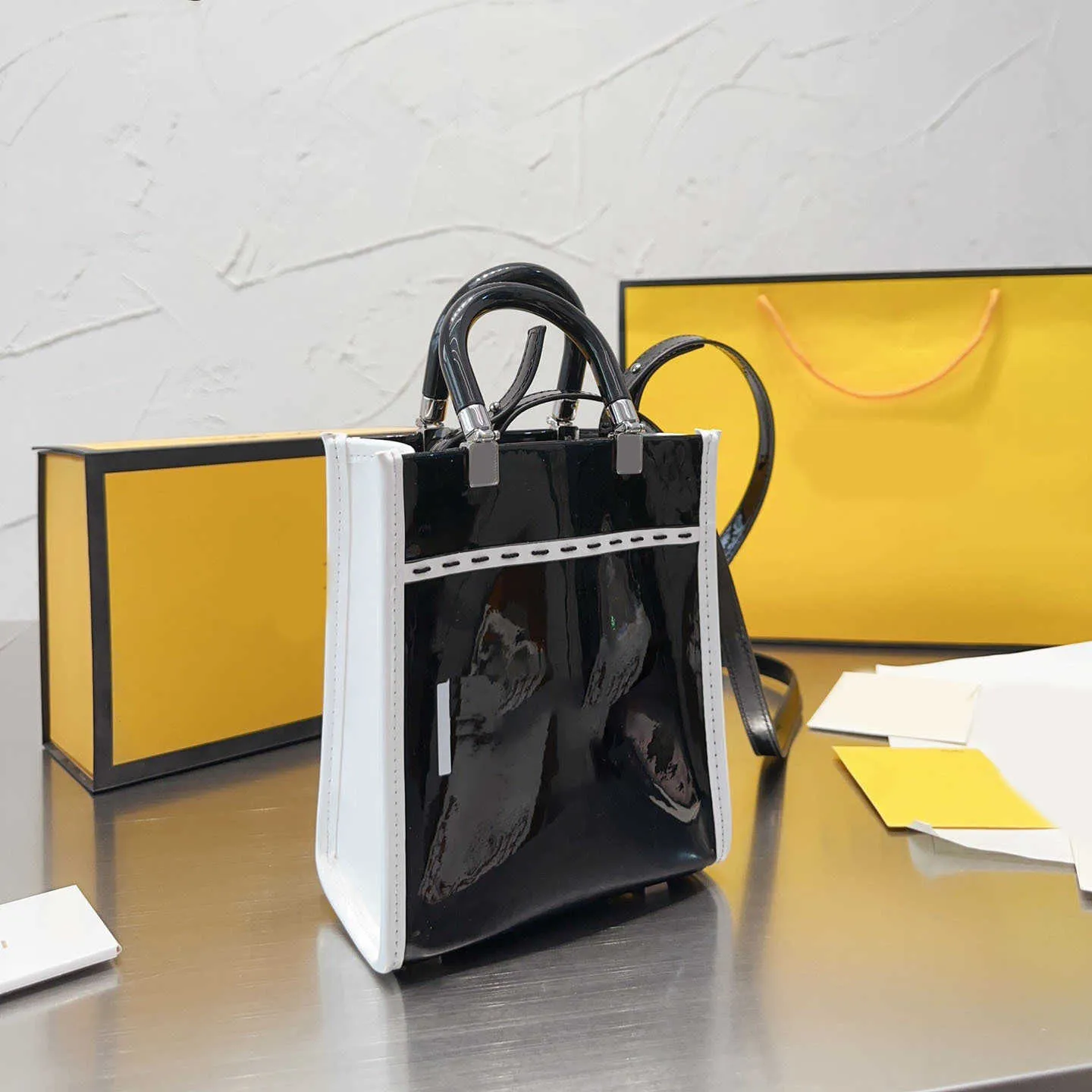 Patent handbags online sale