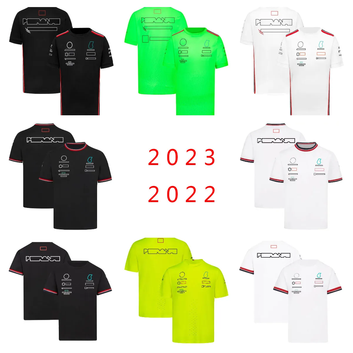 Yeni F1 yarış takım elbise takımı yaz kısa kollu hızlı kuruyan tişört yarışçıları erkekler ve kadınlar için özel kıyafetler