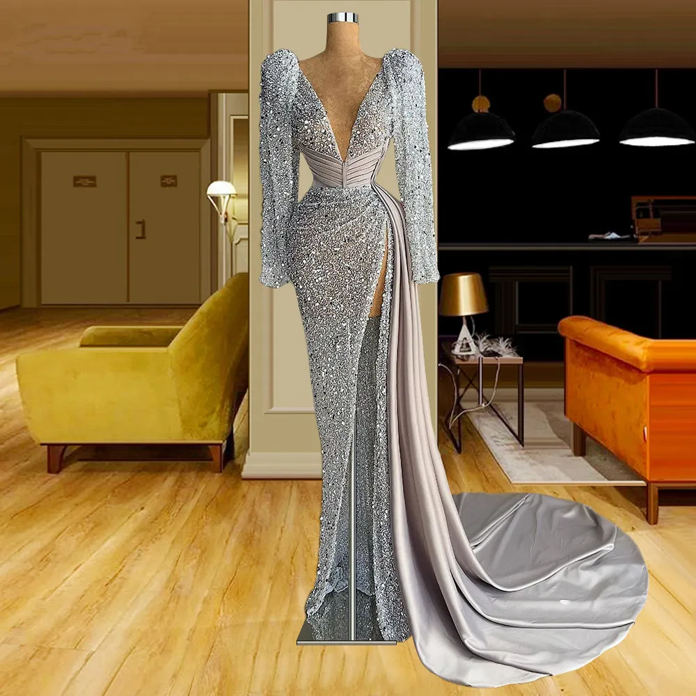 Silver Evening Dress: Elegant Lace Mermaid Prom... From Donnaweddingdress26, $154.56 | DHgate.Com Silver Evening Dress: Elegant Lace Mermaid Prom... From Donnaweddingdress26, $154.56 | DHgate.Com