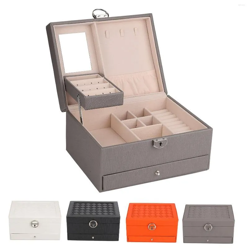 Bangle Jewelly Storage Box Box Double Layer Partition для домашних друзей