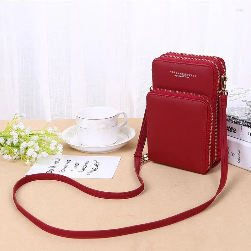 Evening Bags 2023 Crossbody Cell Phone Shoulder Bag Cellphone Fashion Daily Use Card Holder Summer Small Women Wallet