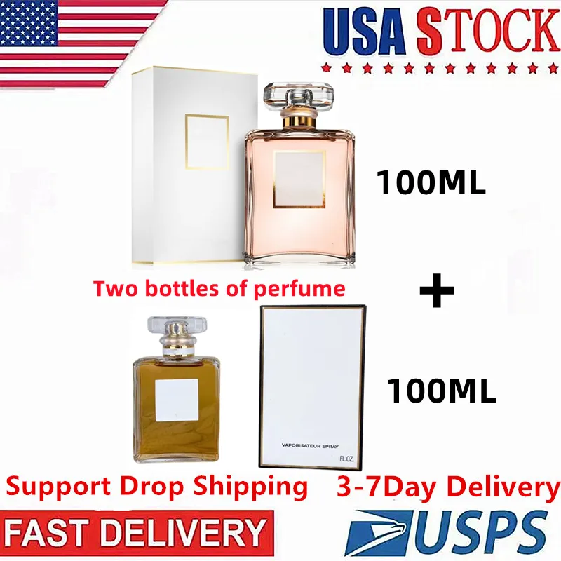 Envio para os EUA 3-8 dias úteis para perfume feminino Perfume masculino de longa duração Eau de Toilette Parfum combinado